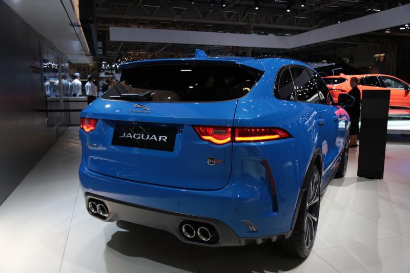 Jaguar F-Pace SVR | nos photos depuis le Mondial de l'Auto 2018